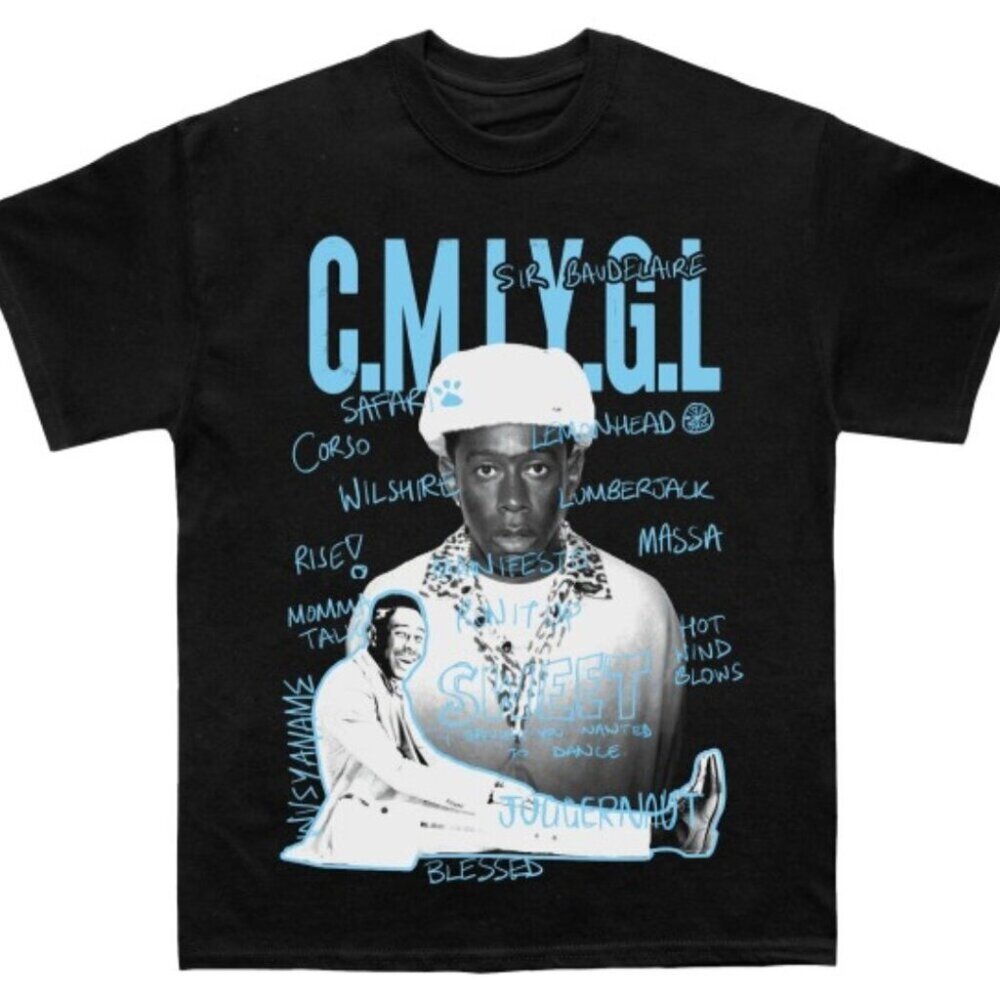 Tyler Call Me If You Get Lost Sketchbook Fan Graphic T-Shirt 91